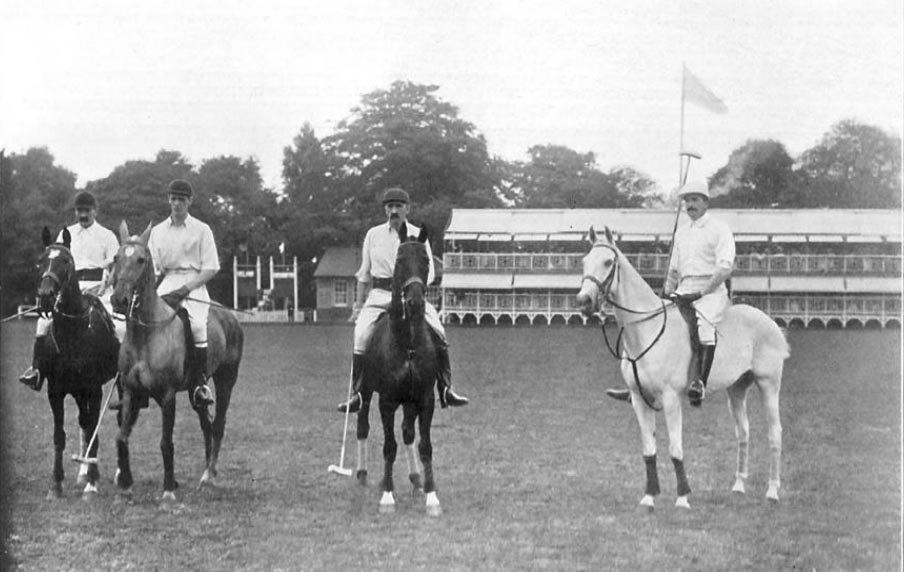 1908 m. polo olimpiniai čempionai britai.