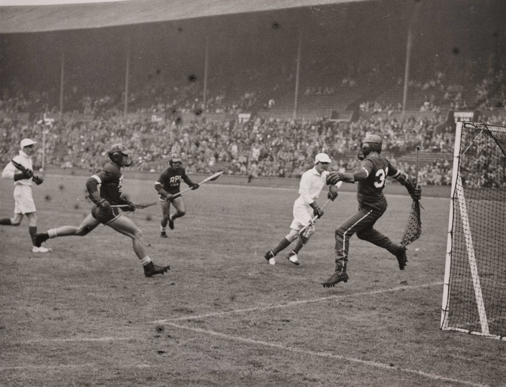 Lakrosas 1948 m. Londono olimpinėse žaidynėse buvo parodomoji sporto šaka.