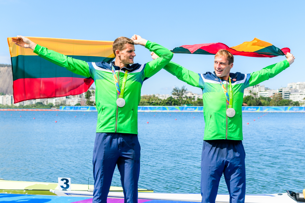 Rio de Žaneire olimpinį sidabrą laimėję S.Ritteris ir M.Griškonis dabar kartu vadovauja Lietuvos irklavimo federacijai  (Vytauto Dranginio nuotr.)