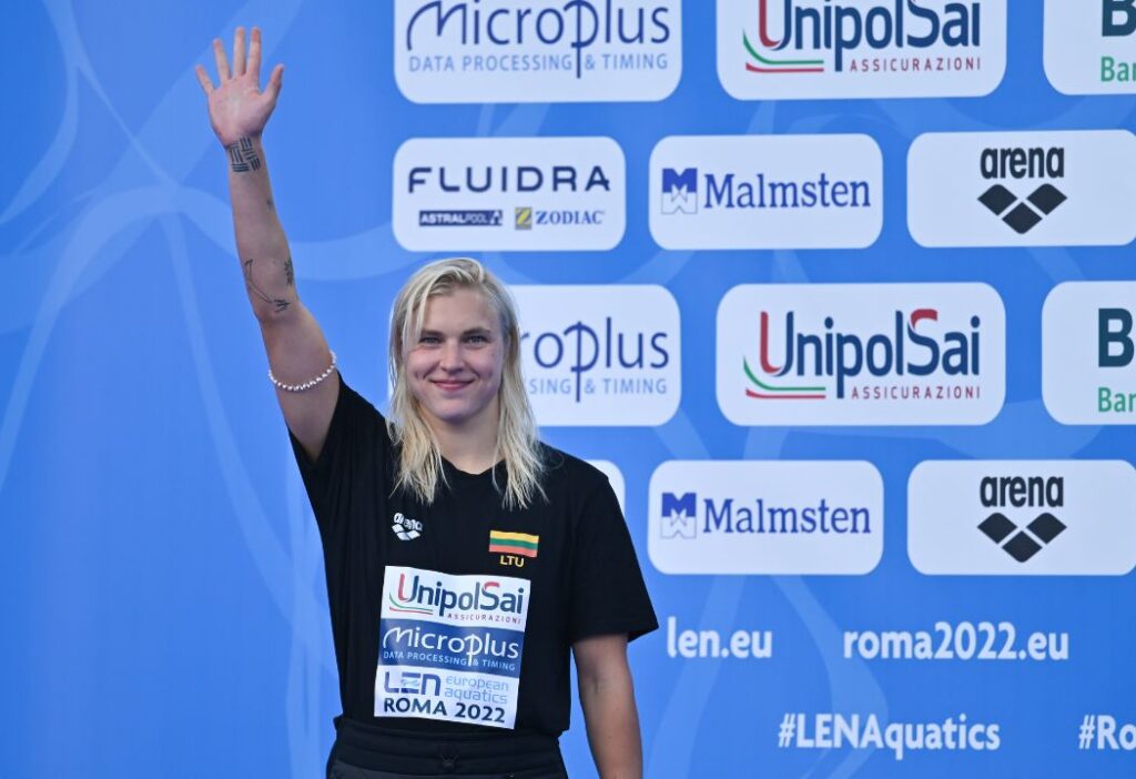 R.Meilutytė šį sezoną vėl tapo pasaulio ir Europos čempione (Dariaus Kibirkščio nuotr.).
