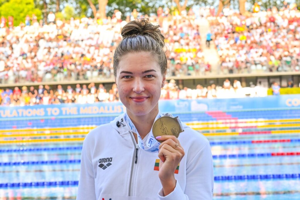 K.Teterevkova iškovojo Europos bronzą (Dariaus Kibirkščio nuotr.).